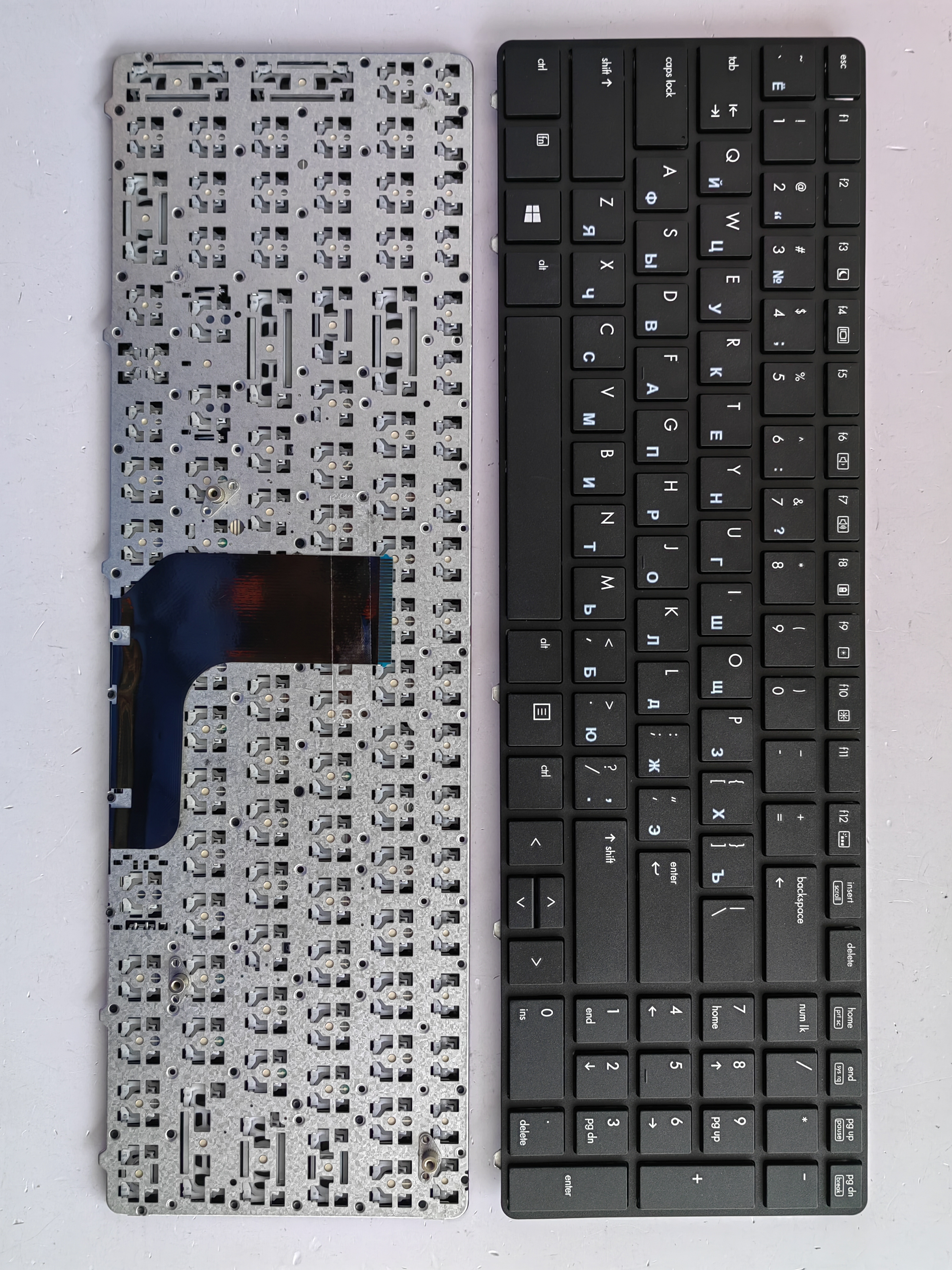Picture of New Replacement Laptop Keyboard For HP 6560B/8560P BLACK FRAME BLACK (OEM) RU Layout